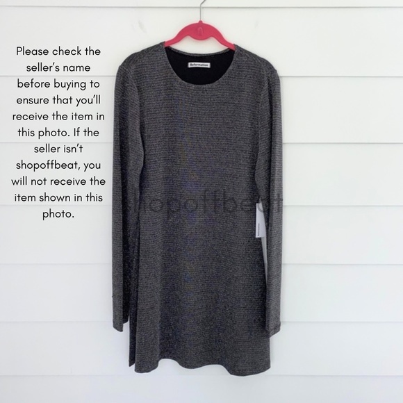 NEW Reformation Riley Dress Silver Sparkle XL - Picture 8 of 11